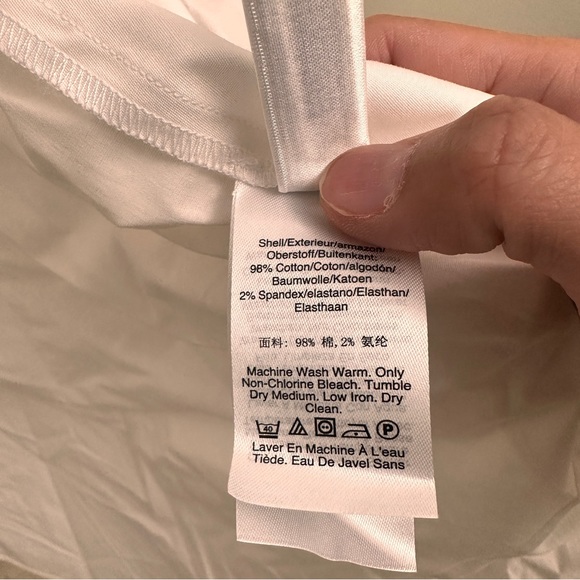 DKNY WHITE BUTTON DOWN SIZE S - Picture 4 of 5